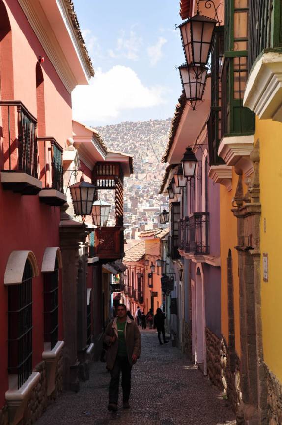 A charmosa Calle Jaen, em La Paz, capital da Bolívia